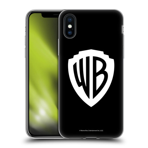 Warner Bros. Shield Logo Black Soft Gel Case for Apple iPhone X / iPhone XS