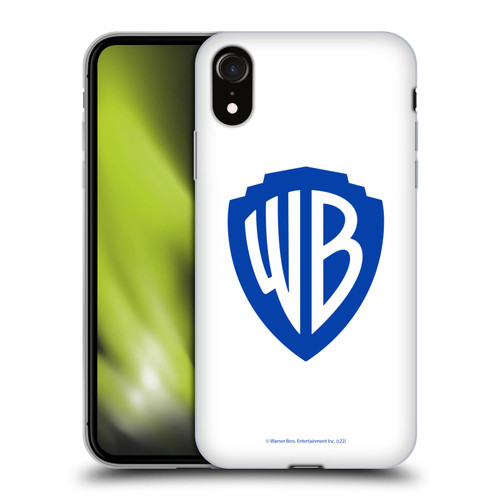 Warner Bros. Shield Logo White Soft Gel Case for Apple iPhone XR