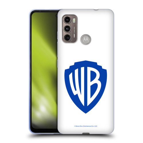 Warner Bros. Shield Logo White Soft Gel Case for Motorola Moto G60 / Moto G40 Fusion