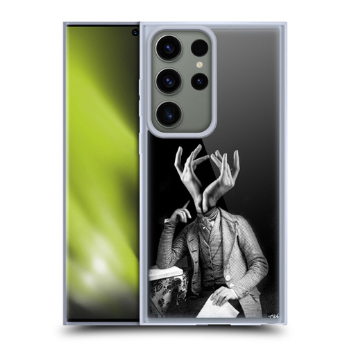 LouiJoverArt Black And White Sensitive Man Soft Gel Case for Samsung Galaxy S23 Ultra 5G