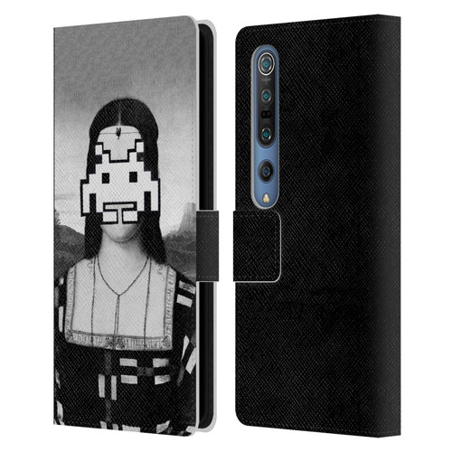 LouiJoverArt Black And White Renaissance Invaders Leather Book Wallet Case Cover For Xiaomi Mi 10 5G / Mi 10 Pro 5G