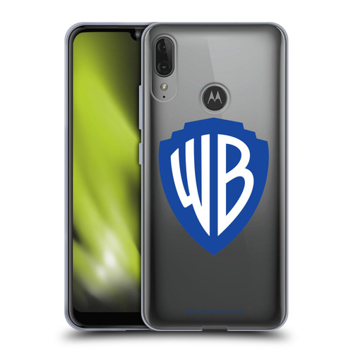 Warner Bros. Shield Logo Plain Soft Gel Case for Motorola Moto E6 Plus