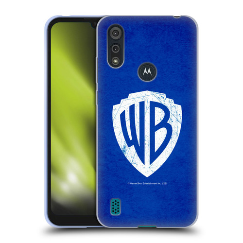 Warner Bros. Shield Logo Distressed Soft Gel Case for Motorola Moto E6s (2020)