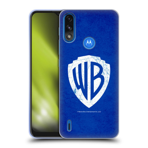 Warner Bros. Shield Logo Distressed Soft Gel Case for Motorola Moto E7 Power / Moto E7i Power