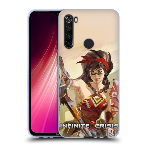 Infinite Crisis Characters Atomic Wonder Woman Soft Gel Case for Xiaomi Redmi Note 8T