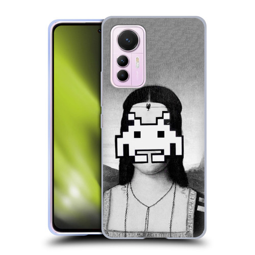 LouiJoverArt Black And White Renaissance Invaders Soft Gel Case for Xiaomi 12 Lite