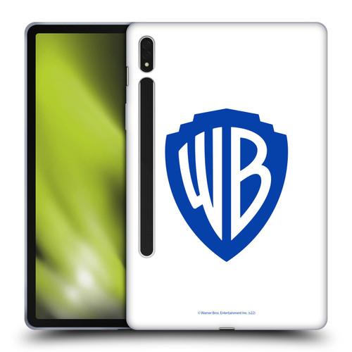 Warner Bros. Shield Logo White Soft Gel Case for Samsung Galaxy Tab S8