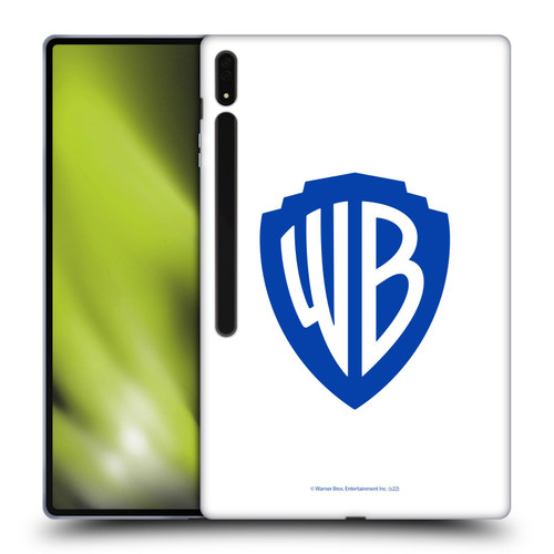 Warner Bros. Shield Logo White Soft Gel Case for Samsung Galaxy Tab S8 Ultra