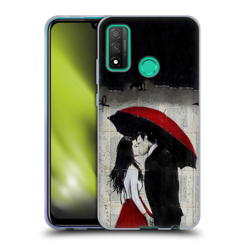 LouiJoverArt Red Ink A New Kiss Soft Gel Case for Huawei P Smart (2020)