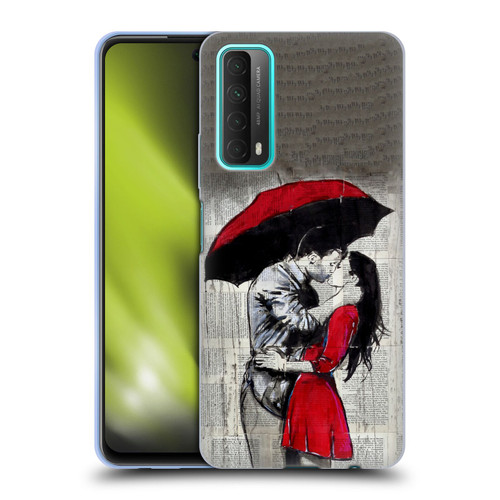 LouiJoverArt Red Ink A New Kiss 2 Soft Gel Case for Huawei P Smart (2021)