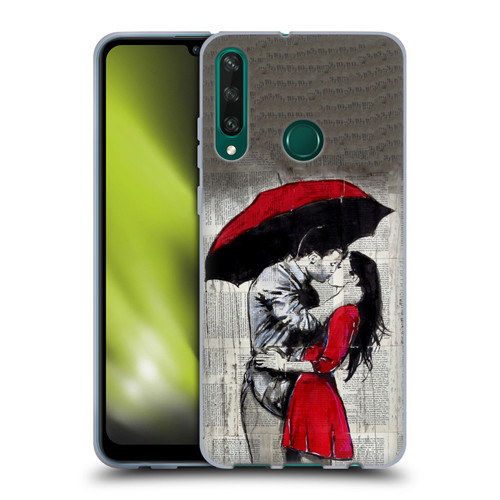 LouiJoverArt Red Ink A New Kiss 2 Soft Gel Case for Huawei Y6p