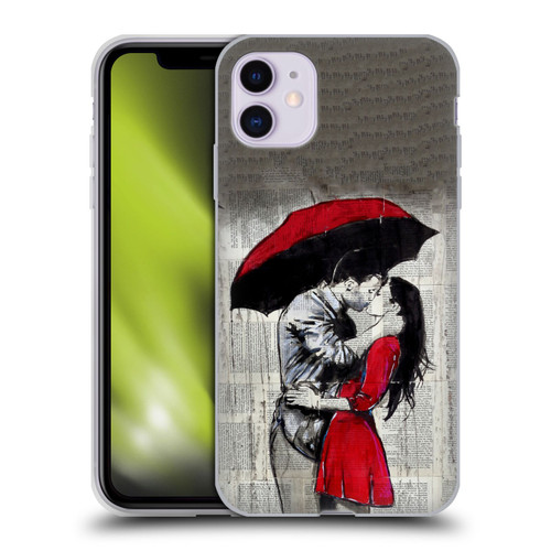 LouiJoverArt Red Ink A New Kiss 2 Soft Gel Case for Apple iPhone 11