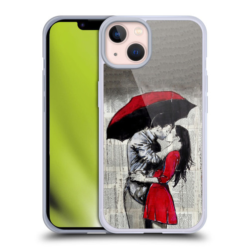 LouiJoverArt Red Ink A New Kiss 2 Soft Gel Case for Apple iPhone 13