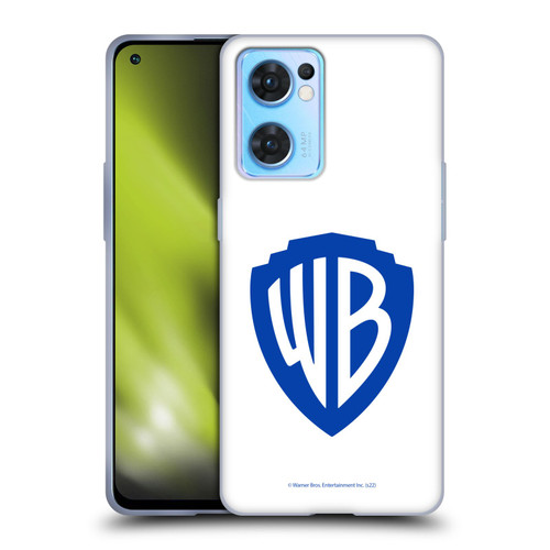Warner Bros. Shield Logo White Soft Gel Case for OPPO Reno7 5G / Find X5 Lite