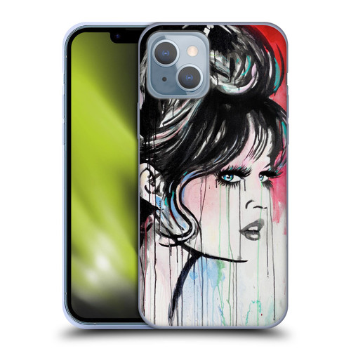 LouiJoverArt Red Ink God Created Woman Soft Gel Case for Apple iPhone 14