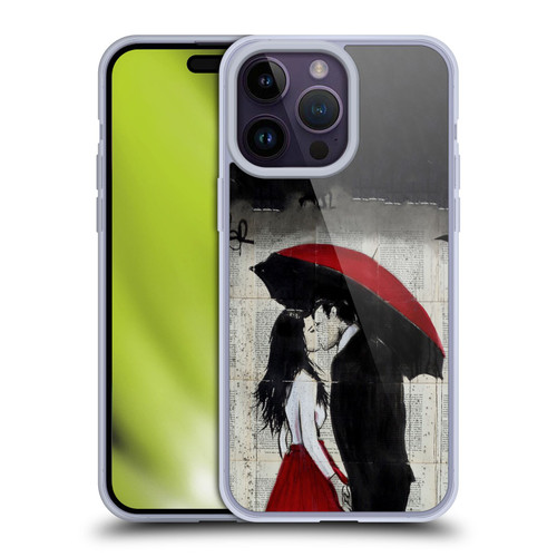 LouiJoverArt Red Ink A New Kiss Soft Gel Case for Apple iPhone 14 Pro Max