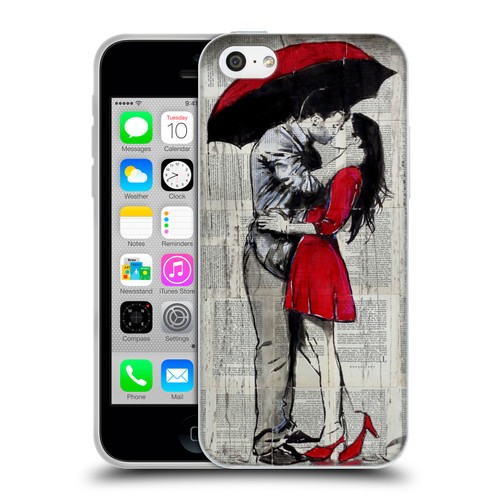 LouiJoverArt Red Ink A New Kiss 2 Soft Gel Case for Apple iPhone 5c