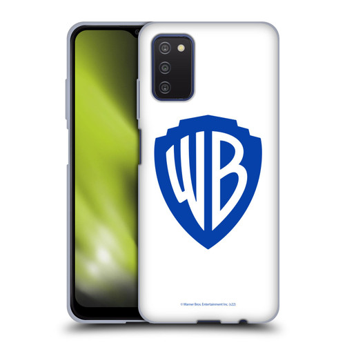 Warner Bros. Shield Logo White Soft Gel Case for Samsung Galaxy A03s (2021)