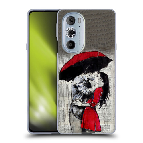 LouiJoverArt Red Ink A New Kiss 2 Soft Gel Case for Motorola Edge X30