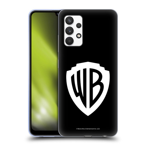 Warner Bros. Shield Logo Black Soft Gel Case for Samsung Galaxy A32 (2021)