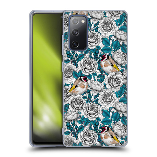 Katerina Kirilova Floral Patterns White Rose & Birds Soft Gel Case for Samsung Galaxy S20 FE / 5G