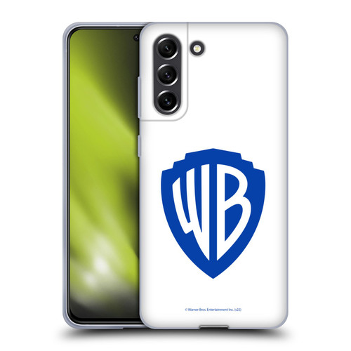 Warner Bros. Shield Logo White Soft Gel Case for Samsung Galaxy S21 FE 5G