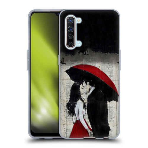 LouiJoverArt Red Ink A New Kiss Soft Gel Case for OPPO Find X2 Lite 5G