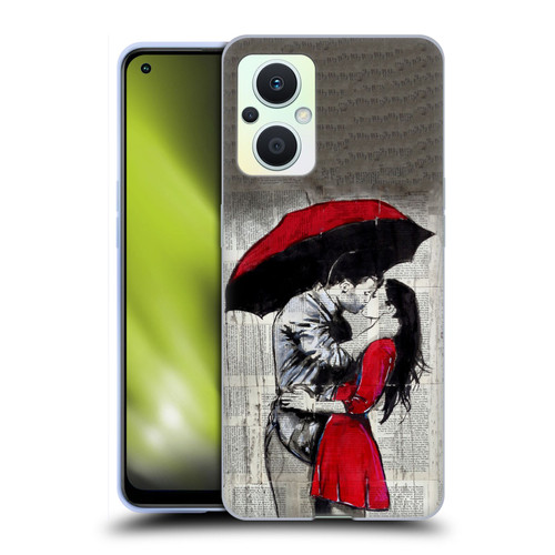 LouiJoverArt Red Ink A New Kiss 2 Soft Gel Case for OPPO Reno8 Lite