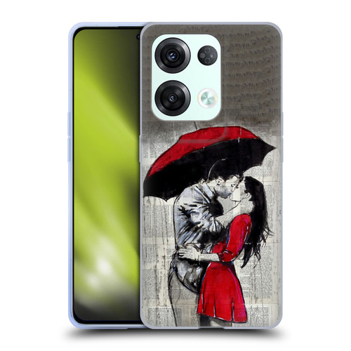 LouiJoverArt Red Ink A New Kiss 2 Soft Gel Case for OPPO Reno8 Pro