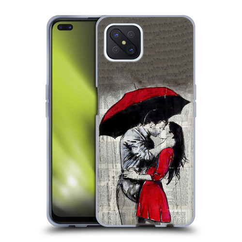 LouiJoverArt Red Ink A New Kiss 2 Soft Gel Case for OPPO Reno4 Z 5G