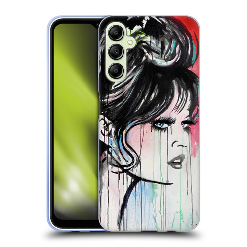 LouiJoverArt Red Ink God Created Woman Soft Gel Case for Samsung Galaxy A14 5G