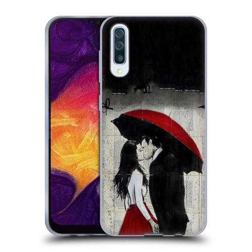 LouiJoverArt Red Ink A New Kiss Soft Gel Case for Samsung Galaxy A50/A30s (2019)