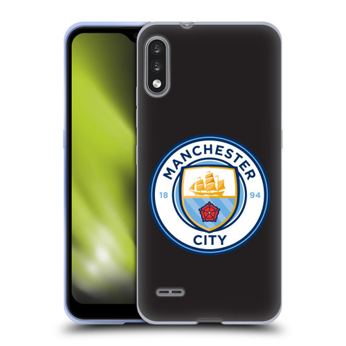 Manchester City Man City FC Badge Black Full Colour Soft Gel Case for LG K22
