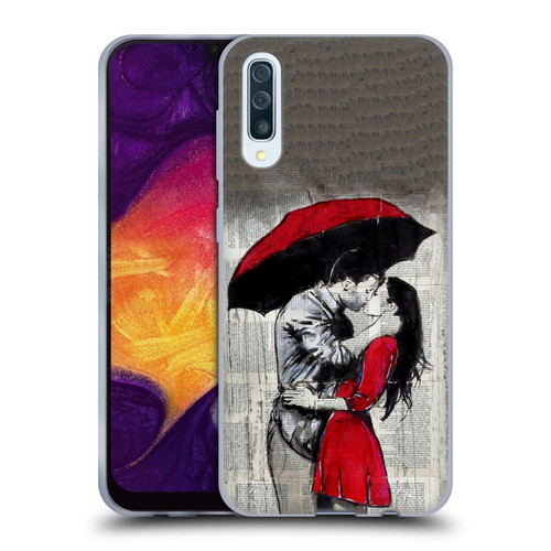 LouiJoverArt Red Ink A New Kiss 2 Soft Gel Case for Samsung Galaxy A50/A30s (2019)