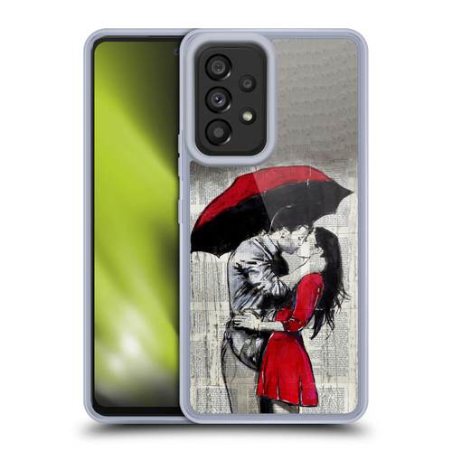 LouiJoverArt Red Ink A New Kiss 2 Soft Gel Case for Samsung Galaxy A53 5G (2022)