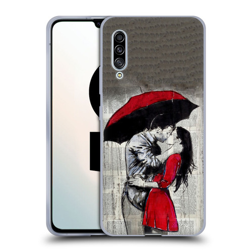 LouiJoverArt Red Ink A New Kiss 2 Soft Gel Case for Samsung Galaxy A90 5G (2019)