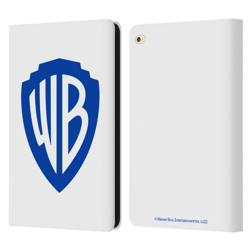 Warner Bros. Shield Logo White Leather Book Wallet Case Cover For Apple iPad Air 2 (2014)