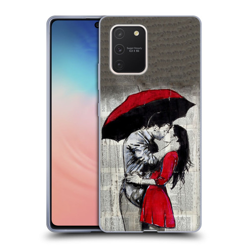 LouiJoverArt Red Ink A New Kiss 2 Soft Gel Case for Samsung Galaxy S10 Lite