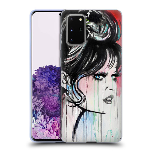 LouiJoverArt Red Ink God Created Woman Soft Gel Case for Samsung Galaxy S20+ / S20+ 5G