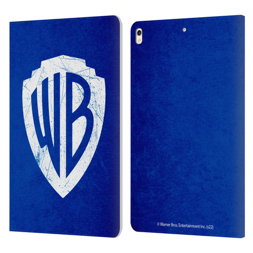 Warner Bros. Shield Logo Distressed Leather Book Wallet Case Cover For Apple iPad Pro 10.5 (2017)