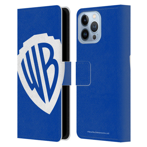 Warner Bros. Shield Logo Oversized Leather Book Wallet Case Cover For Apple iPhone 13 Pro Max