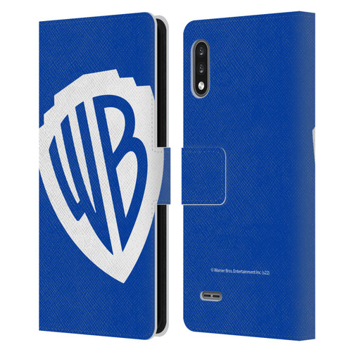 Warner Bros. Shield Logo Oversized Leather Book Wallet Case Cover For LG K22