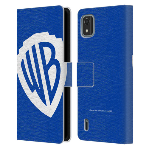 Warner Bros. Shield Logo Oversized Leather Book Wallet Case Cover For Nokia C2 2nd Edition