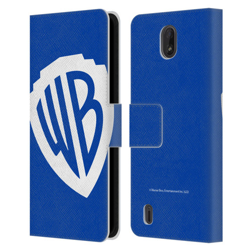 Warner Bros. Shield Logo Oversized Leather Book Wallet Case Cover For Nokia C01 Plus/C1 2nd Edition
