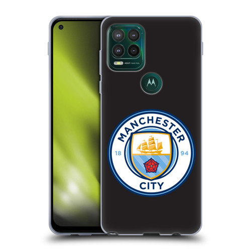 Manchester City Man City FC Badge Black Full Colour Soft Gel Case for Motorola Moto G Stylus 5G 2021
