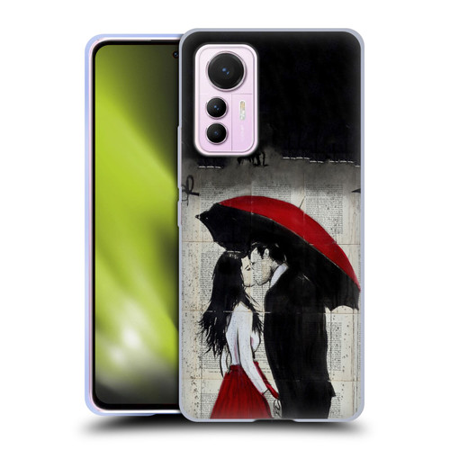 LouiJoverArt Red Ink A New Kiss Soft Gel Case for Xiaomi 12 Lite