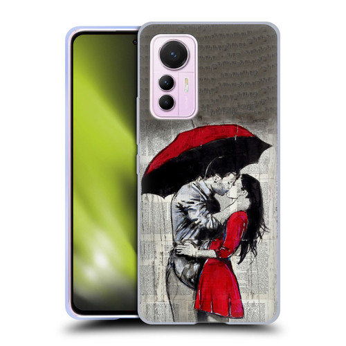 LouiJoverArt Red Ink A New Kiss 2 Soft Gel Case for Xiaomi 12 Lite