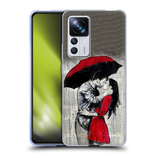LouiJoverArt Red Ink A New Kiss 2 Soft Gel Case for Xiaomi 12T Pro
