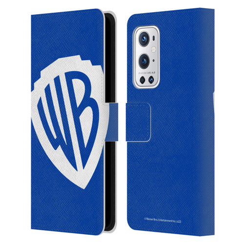 Warner Bros. Shield Logo Oversized Leather Book Wallet Case Cover For OnePlus 9 Pro