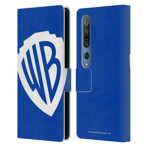 Warner Bros. Shield Logo Oversized Leather Book Wallet Case Cover For Xiaomi Mi 10 5G / Mi 10 Pro 5G